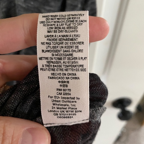 Free People Tidepool Off The Shoulder Lightweight Knit Rouched Long Sleeve Dress - Picture 9 of 13